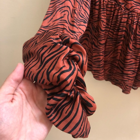 Free People zebra printed blouse - Picture 11 of 13